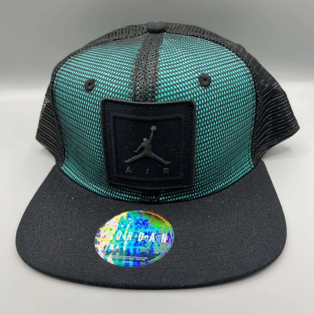 Air Jordan Trucker‎ Hat Men Black Blue Jumpman Snap Back Cap